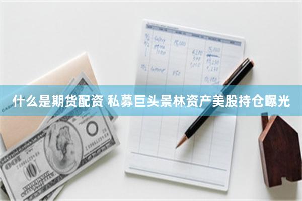 什么是期货配资 私募巨头景林资产美股持仓曝光