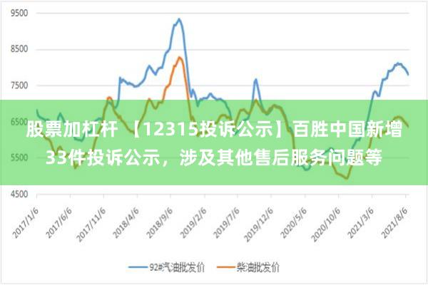 股票加杠杆 【12315投诉公示】百胜中国新增33件投诉公示，涉及其他售后服务问题等