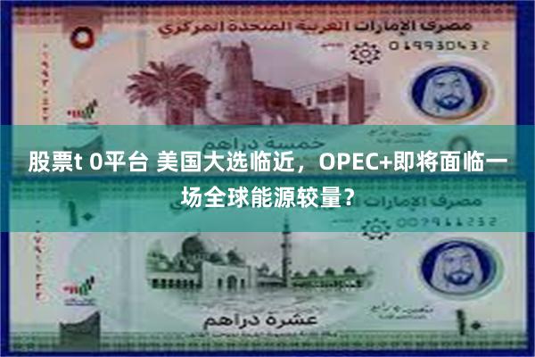 股票t 0平台 美国大选临近，OPEC+即将面临一场全球能源较量？